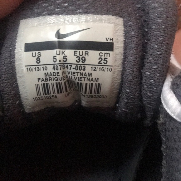 Nike Dual Fusion - Pink/Gray size 8 - Picture 6 of 6